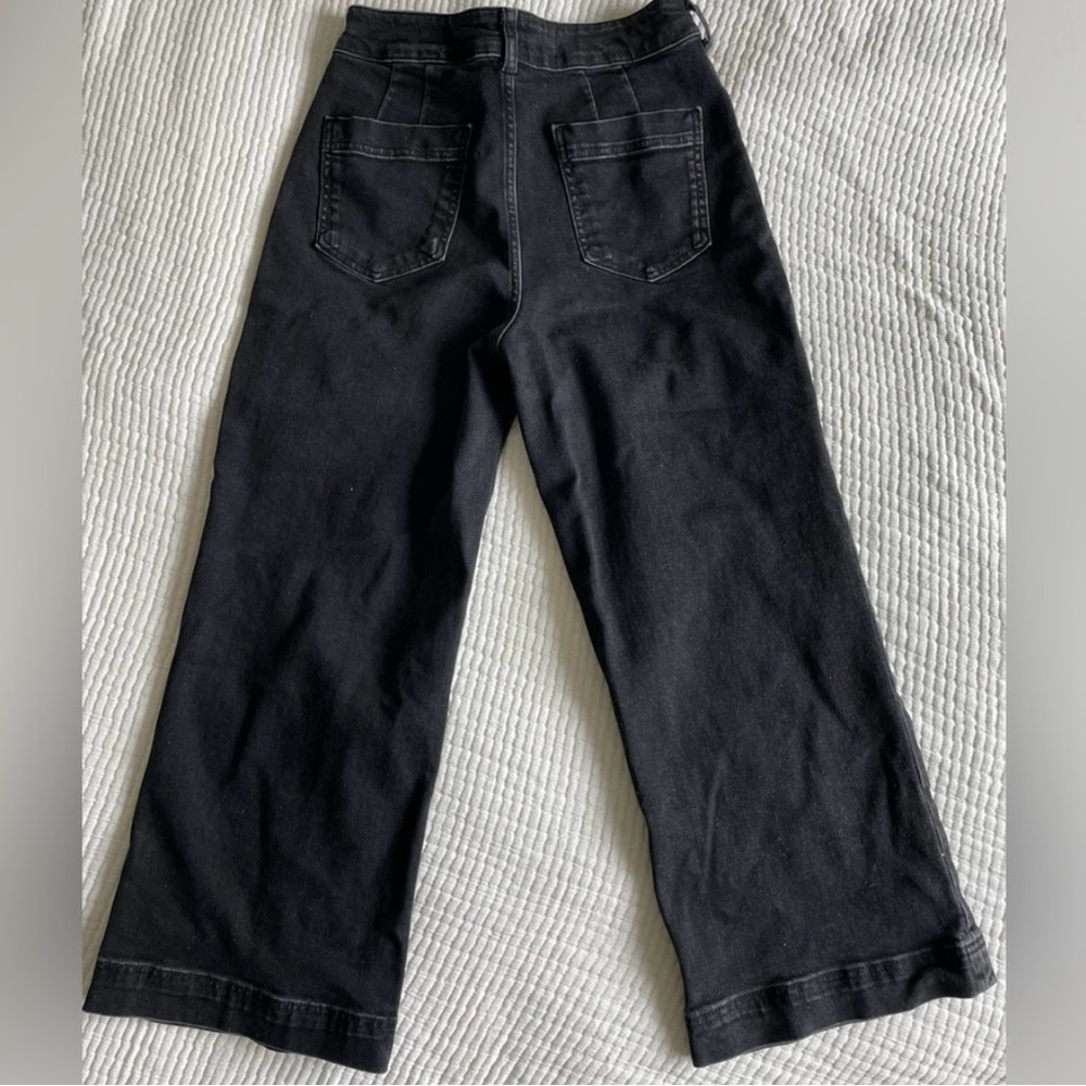Pilcro by Anthro Skipper wide leg crop size 29